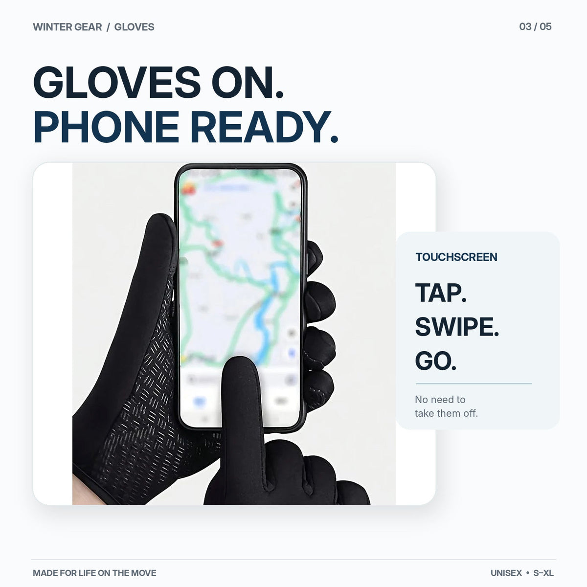 🔥Last Day-Buy 1 Get 1 Free!🎁Windproof Winter Gloves Touchscreen Gloves Thermal Warm Gloves for Men and Women