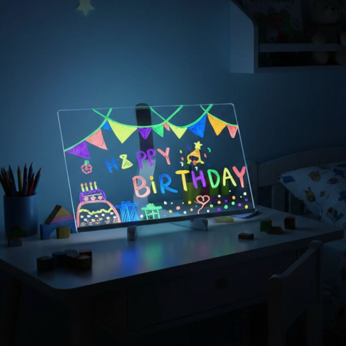 LED Colorful Glow Drawing Board